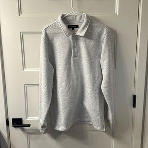 Mens Pacsun Polo Sweatshirt, Size Medium, Heather Gray